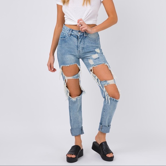 Princess Polly Denim - NWOT Princess Polly boyfriend jeans